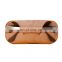 soft case leather custom glasses bag with your logo