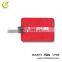 Custom made luggage tag/name baggage tag with debossed logo