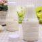 250ml large diameter square pet bottle can hold water/drink/milk