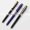 promotion pen and gift shiny painting color metal roller pen with chrome accents MB6935