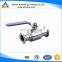 Sanitary Stainless Steel quick-installment butterfly-shaped ball valve