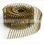 2.5x50 coil nails copper color coil roofing nail