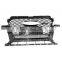 Chrome Frame Black Mesh Chrome Ring RSQ5 Style Grille Fit 2013 14 15 16 for Audi Q5