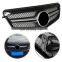 2-PIN Front Sport Grill Grille Gloss Black 10-13 for Mercedes Benz E CLASS W212