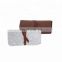 China supplier custom felt glasses box with leather
