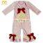 Girl Boho Ruffle Jumper Floral Baby Bubble Romper Fashion Design Kids Overall