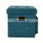 Modern Velvet Fabric Small Footstool big velvet ottoman storage ottoman