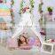 Kids Teepee Tent 100% Cotton Indoor & Outdoor Toddler Play House Eco-friendly Kids Toy Tent