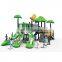 Attractive children outdoor playground plastic big slides  wholesale