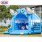 dolphin inflatable jumper moonwalk combo slide bouncer bouncing castle