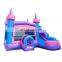 Princess Water Slide Pool Bounce House Jumping Castle Inflatable Bouncer Combo