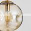 Modern Smoked Glass Decorative Round Ball Pendant Light