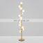 Home standing Decorative Ball Lighting Indoor floor Lamp Contemporary simple luxury gold wrought iron floor lamp