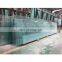 Glass manufacturer high quality black toughened colored glass fence balcony