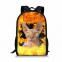 Fashionable Personalized Animal Design Custom Printing Logo School Students Create Backpack