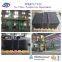 Casting ribbed baseplates/ tie plate with double shoulder with 4 holes for railroad fastening