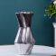 Silver Gilt Twist Creative Ceramic Vase Table Art Decoration For Home Office Shopping Mall