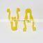 Hot Sale Auto Instrument U-type snaps Car audio CD DVD navigation panel buckle clips center console dashboard yellow plastic