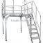 Stainless steel fixed work platforms for weighers