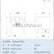 terminal metal parts with solder pins AO-15-4J Rated Current 80A