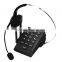 black mini ABS shell telephone call with recorder data wire