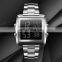 SKMEI 1369 Men Digital Stainless Steel Watch Week Date Alarm Luminous Countdown