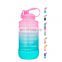 personalized  leak proof large capacity durable portable motivational time marker blank 2l bottles fitness