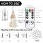 2019 Firework LED String Lights 8 Modes Dimmable Fairy Lights with Remote Control Battery Operated Hanging Starburst Lights