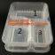 Compartments food grade blister plastic frozen and microwave dumpling tray,Packing Tray Disposable Food Plastic Package