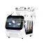 Portable 7 in 1 H2o2 small bubble aqua peel dermabrasion facial machine with EMS meso gun