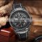 MEGIR 2009 Leather Strap Luxury Casual Quartz Wristwatch Sports Male Clock watch relogio masculino