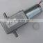 GW600 DC 12V Micro Brush DC Motor 15W 90 Degrees Small Size Dual Shaft Single Shaft Worm DC Gear Motor Speed Adjustment