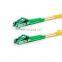 LC APC to LC APC Duplex 2.0mm PVC (OFNR) 9125 Single Mode Fiber Patch cord Cable