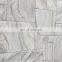 Premium Quality Customized Silver Travertine Pattern Set Chiseled Edge Made in Turkey Cem-Fpce-06