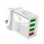 Hot selling new products 4USB port wall charger QC 3.0 uk plug phone charger adapter For iphoe 11 12  13