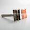Kinghood Metal Matte Rose Gold Stainless Steel Custom Double Edge Safety Shaving Razor For Men