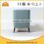 KD button tufted butterfly wing lounge sofa chair for commercial use
