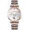 SKMEI 9198 quartz watch movement 2020 stylish stainless steel couple watch