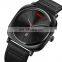 Genuine leather quartz watch top quality fashion brand Skmei 9266 wholesale 3Bar waterproof square dial men wristwatch