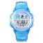 skmei kids 1451 rubber led watch digital slap kids watch carton light blue