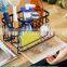 Kitchen Sponge Holder for Rag Brush Soap with Drain Tray Stainless Steel Sink Caddy Sponge Holder for Kitchen Countertop