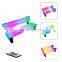 party rental outdoor led cube hookah bar furniture lounge PE plastic illuminated led cube chair seat lighting