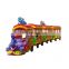 Kids and adult sightseeing outdoor electric elephant trackless train for sale