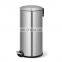 Wholesale Stainless Steel Trash Can Recycle Pedal Waste Bin