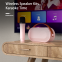 Custom speaker with two wireless microphone Colorful Night Light Home Outdoor Portable party box speaker Mic