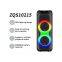 ZQS10215 super power 60W wireless 10-inch*2  deep bass OEM party speaker with colorful lights