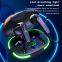 Casque de jeu professionnel en mode gaming Tws avec cas de charge unique et écouteurs Bluetooth BT5.1 dotés de luminescence RGB éclatante