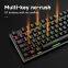El mejor vendedor de Amazon, el teclado mecánico cableado FV-Q301, una máquina de escribir y un teclado de juego a prueba de agua para computadoras