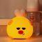 Children's New Style Adjustable Silicone Night Light Dog Lamp Bedside USB Rechargeable Touch Control for Baby Kids