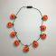 35'' Light Up Jumbo Halloween Jewelry Pumpkin Necklace
